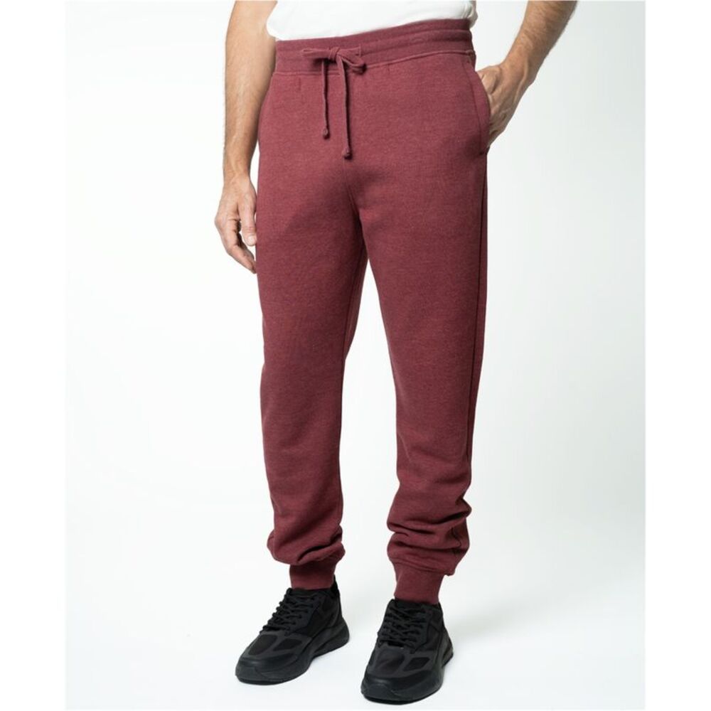 LAZER Mens Burnout Fleece Straight Leg Jogger Casual Pants, NWT
